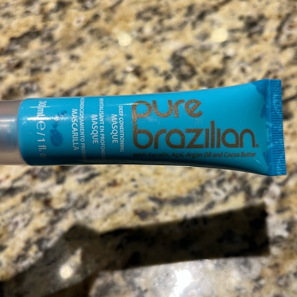 5/$25 New Pure Brazilian Deep Conditioning Keratin Hair Masque Deluxe Travel - Picture 4 of 5